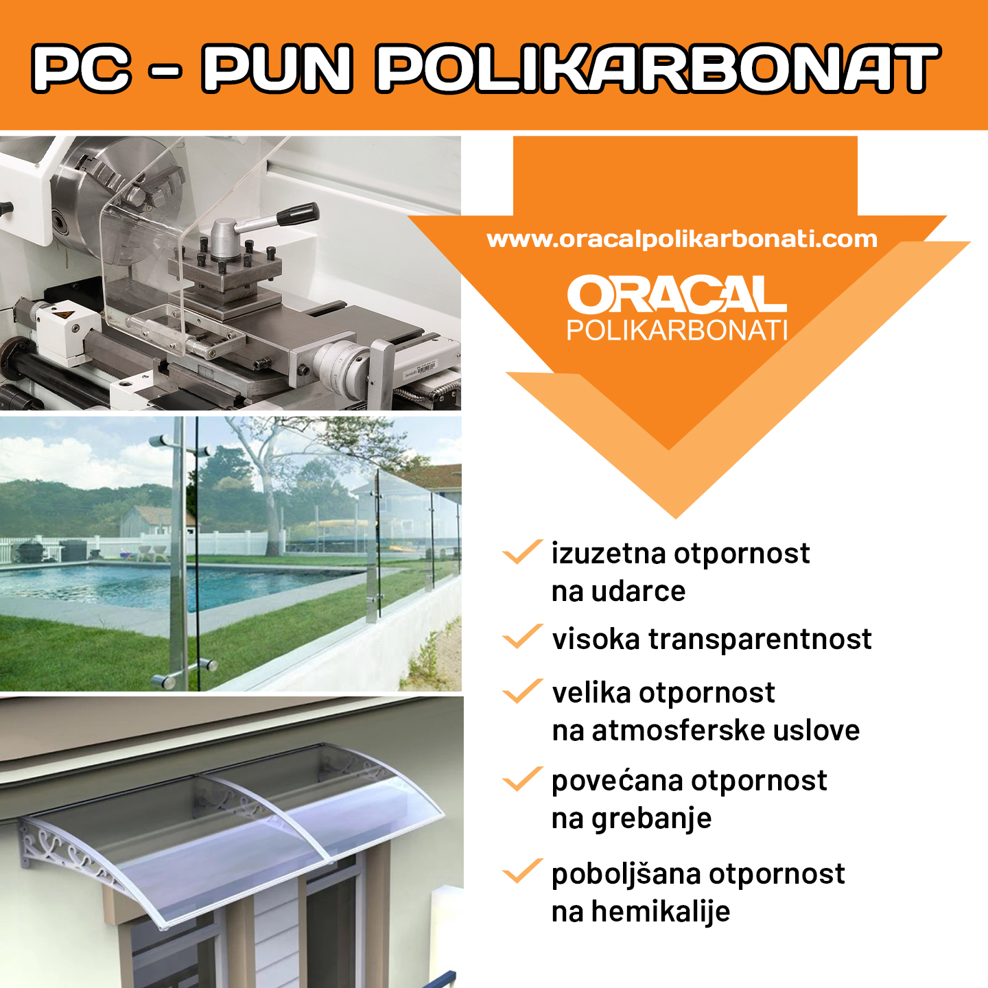 Pun polikarbonat - PC ploče